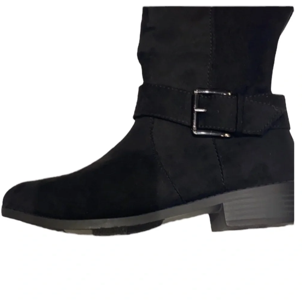 Over the knee black Faux Suede boots NEW